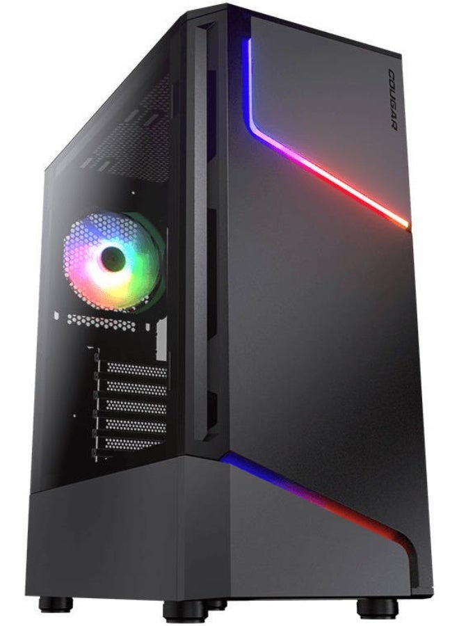 كوجار علبة كمبيوتر ألعاب MX360 RGB متوسطة الحجم - زجاج مقوى، لوحة أمامية بإضاءة ARGB، تدعم مشعات تبريد حتى 360 مم، تدعم حتى 6 مراوح، منافذ USB 3.0/2.0، فتحات لمحركات أقراص 3.5 بوصة + 2.5 بوصة، متوافقة مع مزامنة RGB | 385CC60.0001 - Image 1